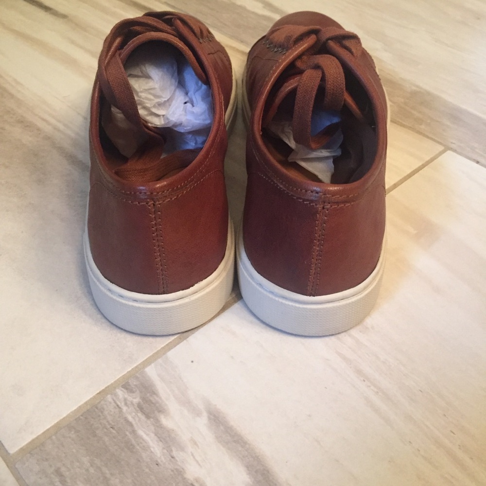 Frye Whiskey Nubuck Leather Low Lace Sneakers - Picture 5 of 8